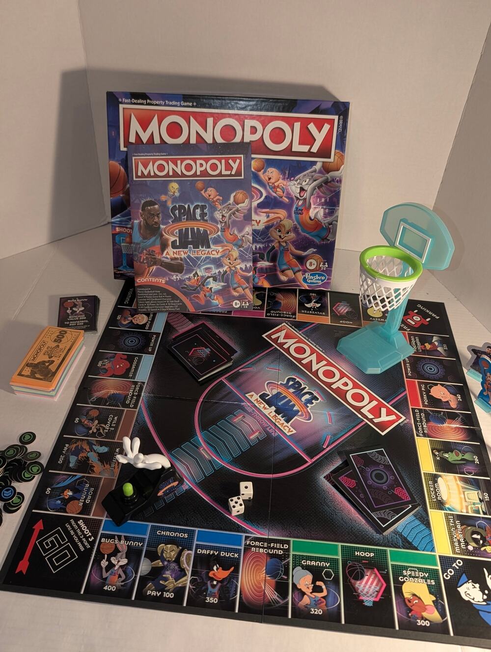 Monopoly: Space Jam: A New Legacy Edition Board Game